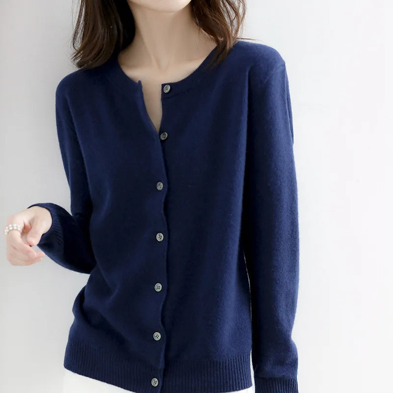 Melody™ | Casual Enfärgad Cardigan-Tröja