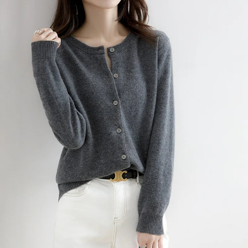 Melody™ | Casual Enfärgad Cardigan-Tröja